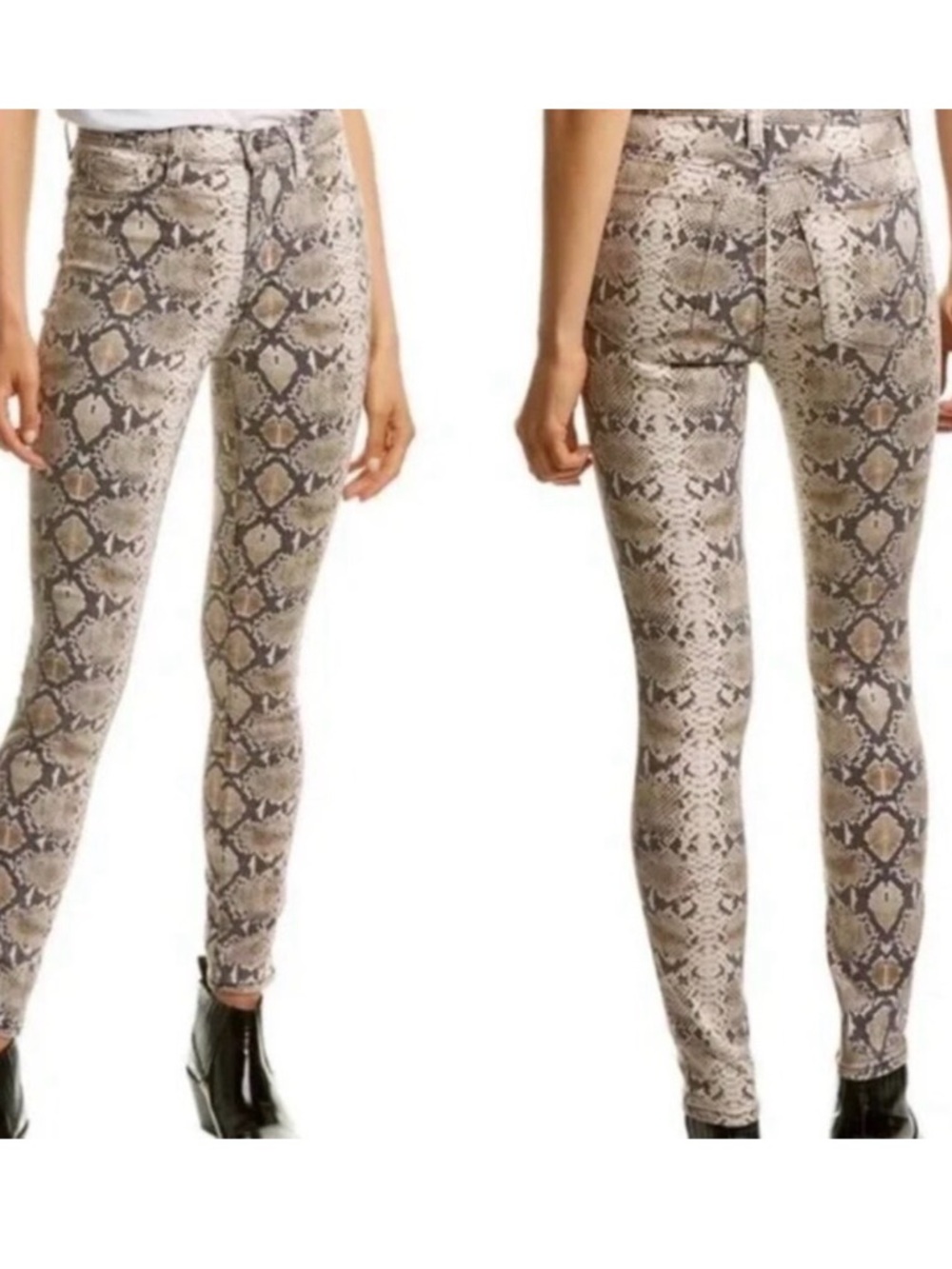 HUDSON Barbara Skinny Jeans Python - Picture 2 of 5